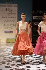 Model walk the ramp for Anita Dongre Show at lakme fashion week 2012 Day 3 in Grand Hyatt, Mumbai on 4th March 2012 (53).JPG
